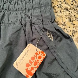 Free people the way home shorts in a smoky green